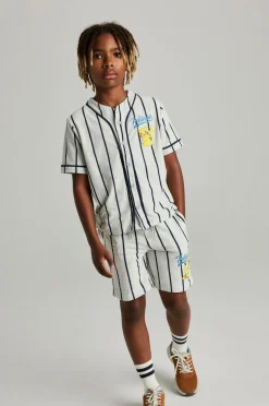 Name it Skjorte + shorts nkmMaska Pokemon Nreg Shortsset Sky Light grey melange Clearance