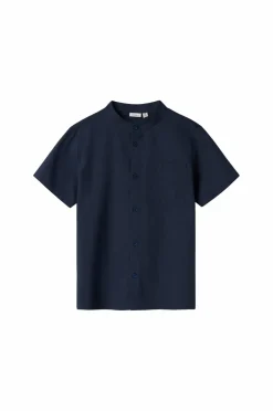 Name it Skjorte nkmFalinnen SS Shirt Navy blazer New