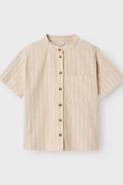 Name it Skjorte nkmHalom Nreg SS Shirt Box Peyote Hot