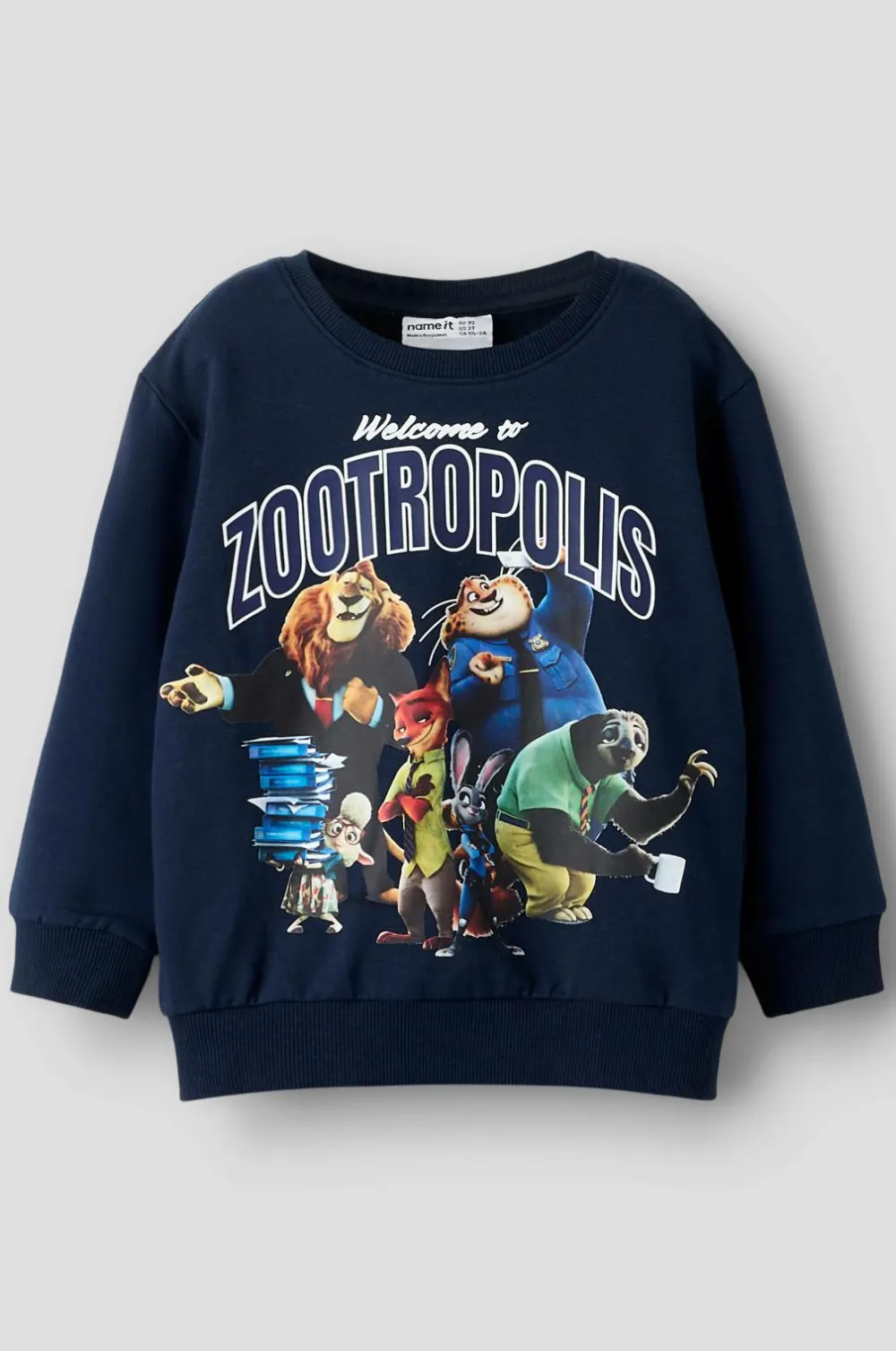 Name it Sweatshirts & Hoodies>Sweatshirt nmmNoel Zootropolis Nreg Navy blazer
