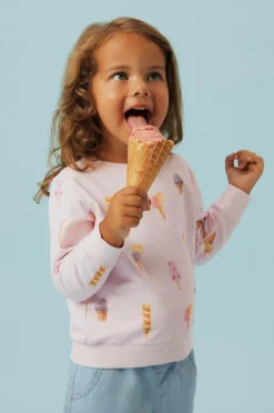 Name it Sweatshirt nmfJillian Sweat Unb Box Ballerina