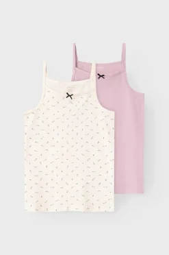 Name it Tanktop nkfStrap Floral 2-pak Buttercream Online