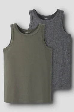 Name it Tanktop nkmTank Top 2-pak Tea leaf