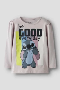 Name it Top Nmfdiana Stitch LS Top Box Noos Wdi Lilac marble Best