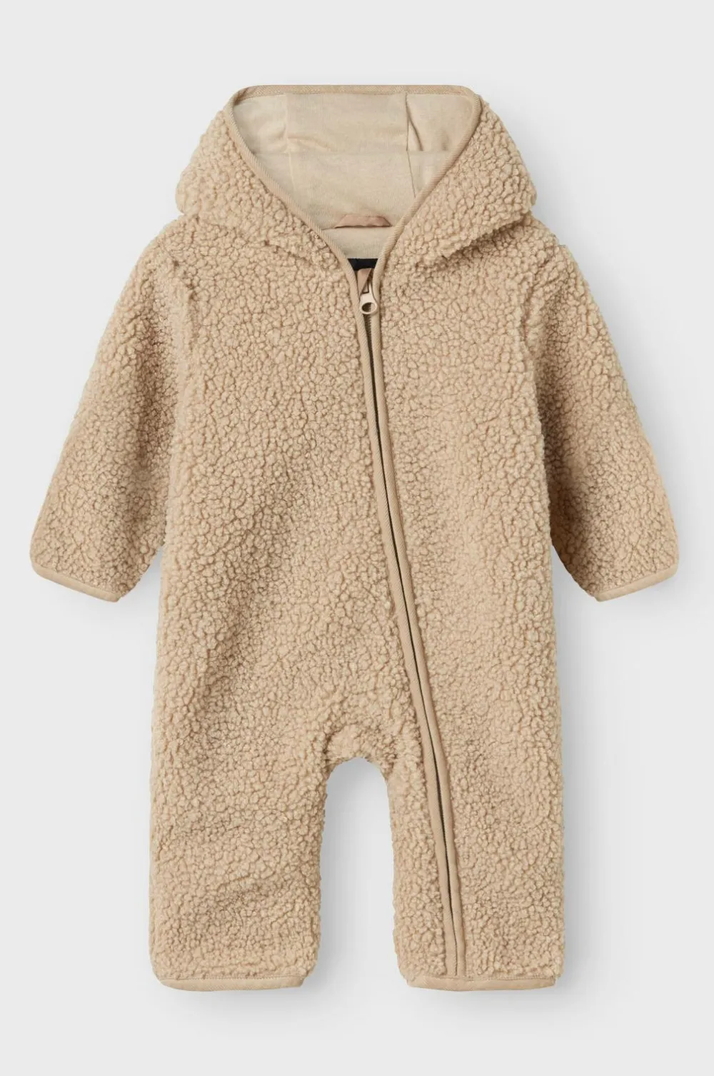 Name it Overtøj>baby Babyoverall nbnMilo Teddy Suit Pure cashmere