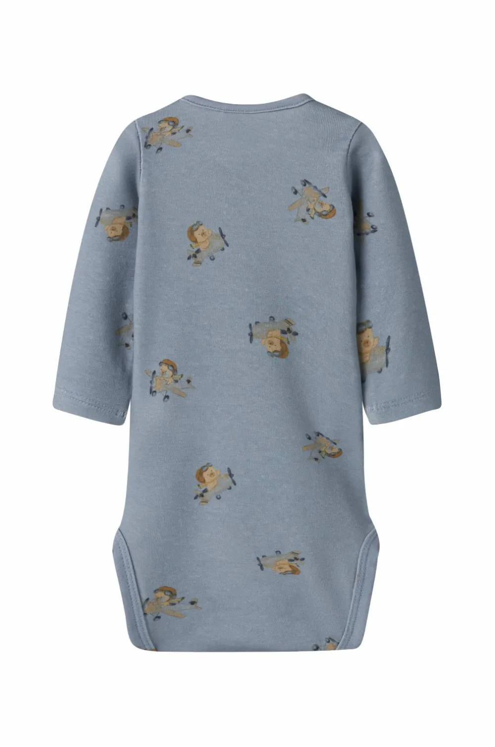 Name it Bodies>baby Bodyer nbmKinok LS Body Dusty blue