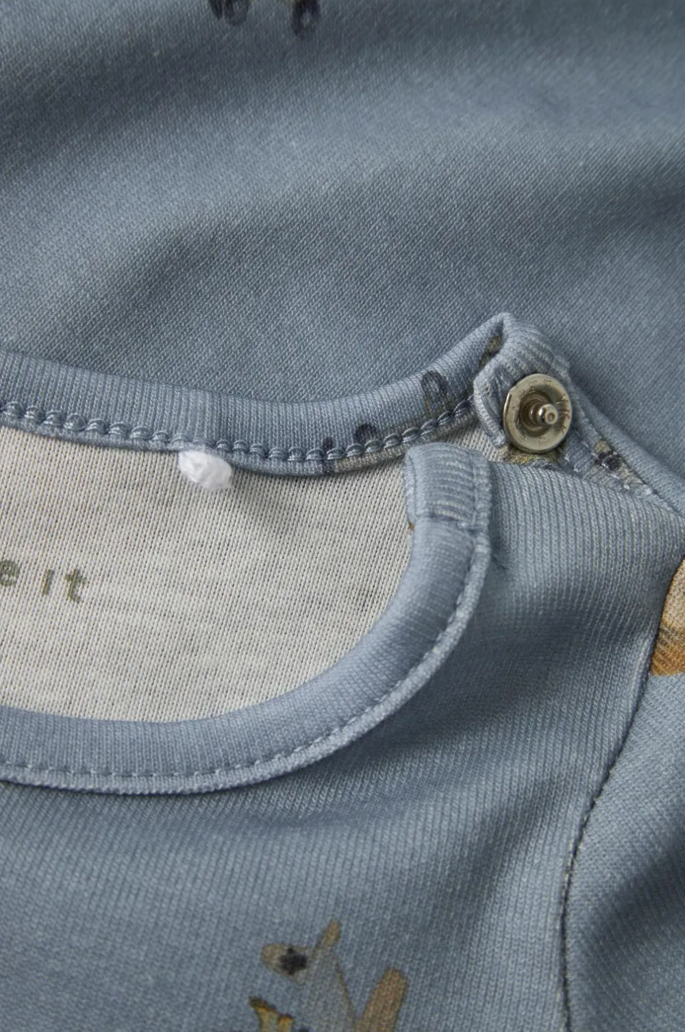 Name it Bodies>baby Bodyer nbmKinok LS Body Dusty blue