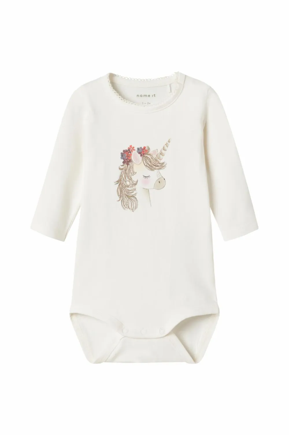 Name it baby Bodyer nbfNicorn LS Body Box Cloud dancer New