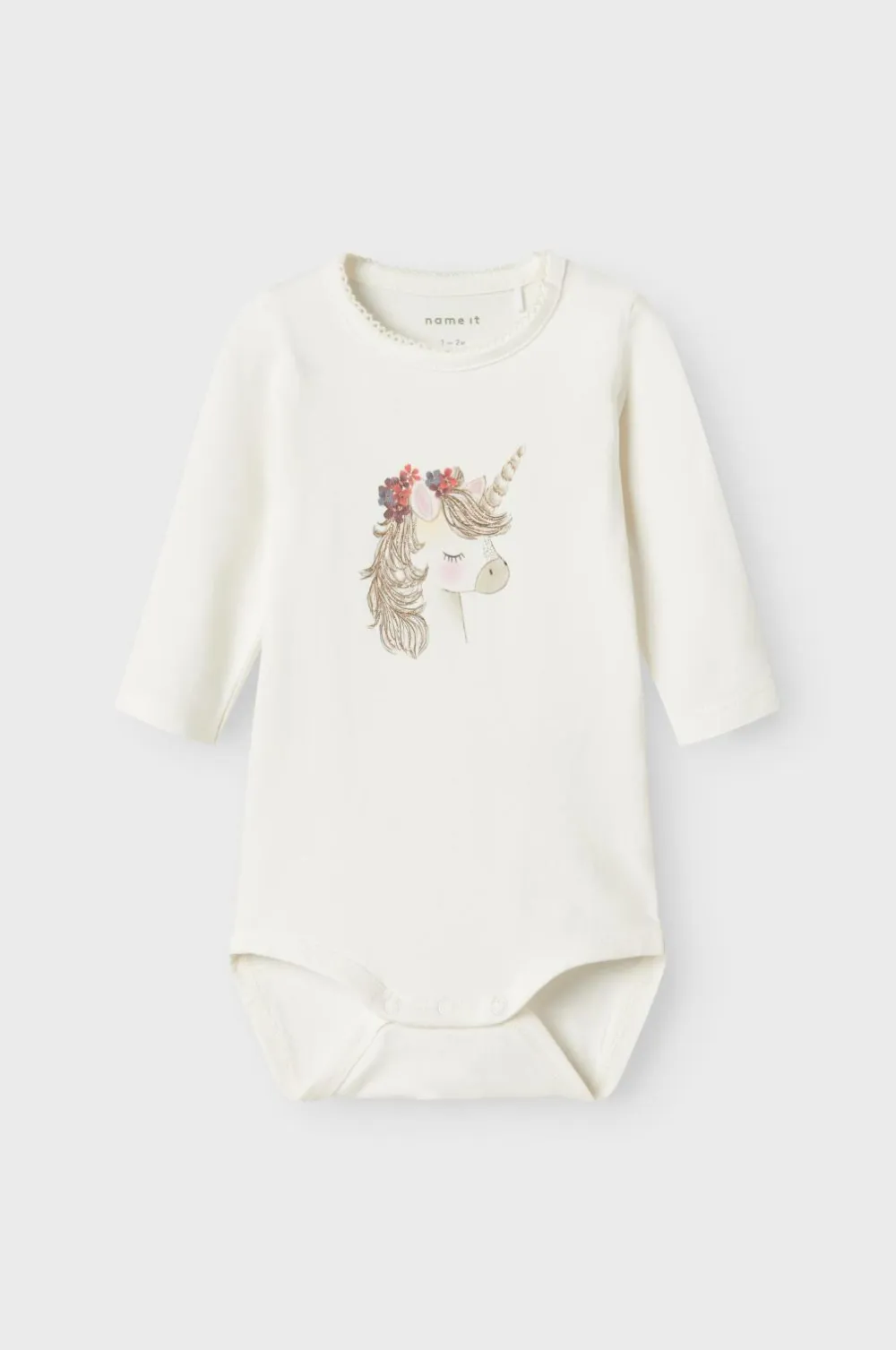 Name it baby Bodyer nbfNicorn LS Body Box Cloud dancer New