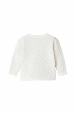 Name it Trøjer>baby Cardigan nbfDesina LS Short Knit Card Cloud dancer
