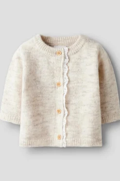 Name it baby Cardigan nbfRikimmi LS Knit Card Peyote melange Best