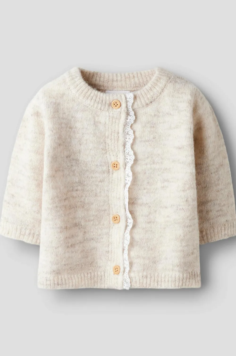 Name it baby Cardigan nbfRikimmi LS Knit Card Peyote melange Best