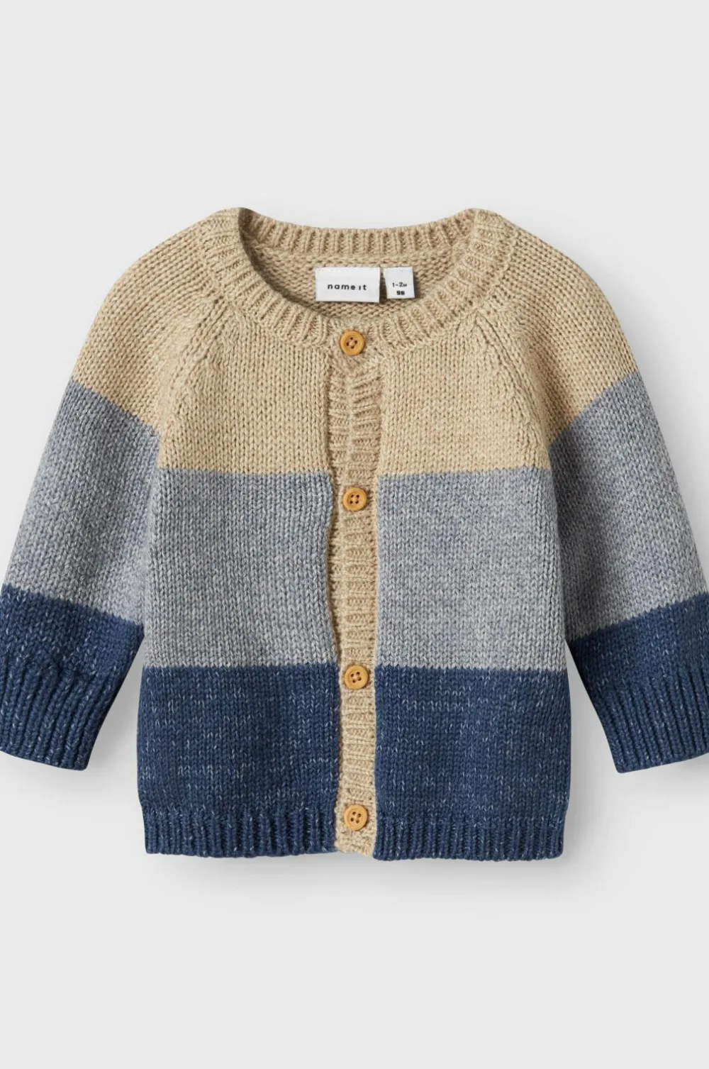 Name it Trøjer>baby Cardigan nbmNoller LS Insignia blue