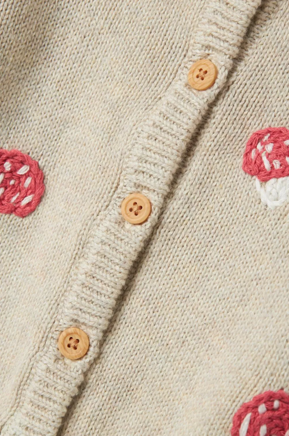 Name it Trøjer>baby Cardigan nbfLinie LS Knit Peyote melange