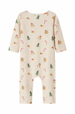 Name it baby Pyjamasoverall nbnRoccas Peyote melange