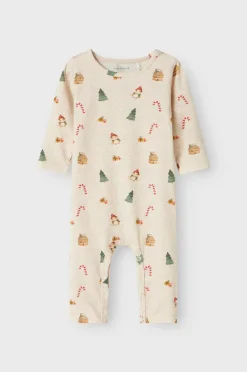 Name it baby Pyjamasoverall nbnRoccas Peyote melange