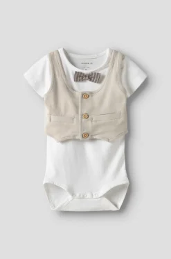 Name it baby Sæt nbmHelmar Shorts Set Walnut Hot