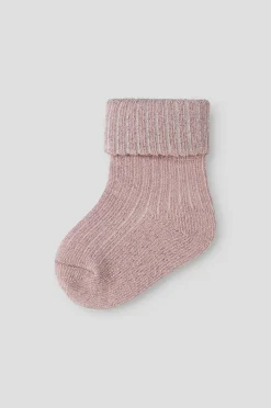 Name it Undertøj & Badetøj>baby Strømper nbfNobba Glitter Sock Burnished lilac
