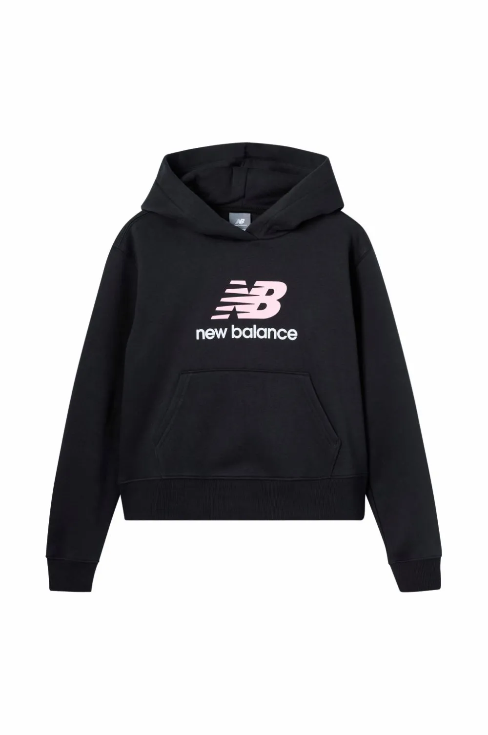New Balance Hættetrøje Brush Back Stacked Logo Nb caviar Hot