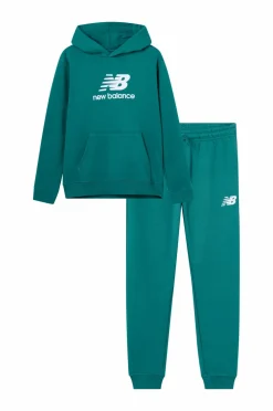 New Balance Sæt Til Børn>Sæt FT Stacked Logo Hoodie & Jog New spruce