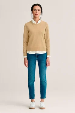 Newhouse Sweatshirts & Hoodies>Bomuldssweater Holly Light camel