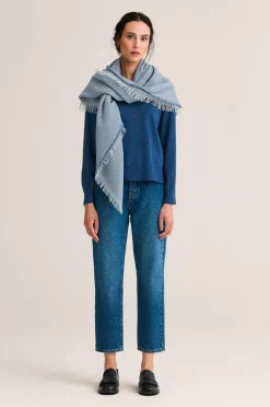 Newhouse Sweatshirts & Hoodies>Bomuldssweater Holly Denim blue