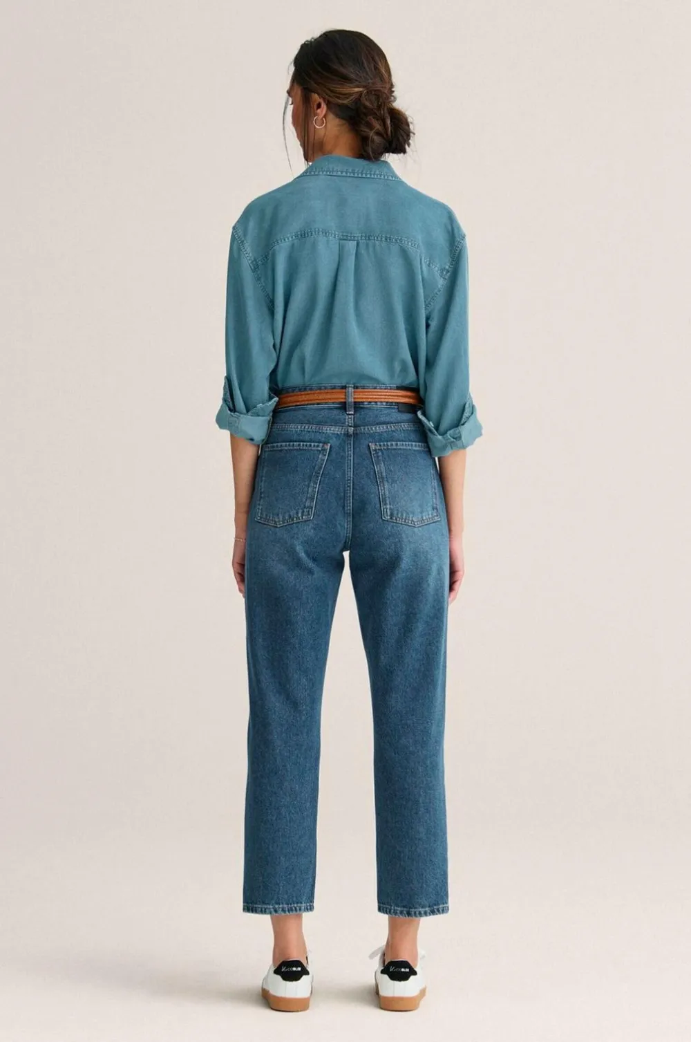 Newhouse Jeans>Jeans Alice Mellemblå