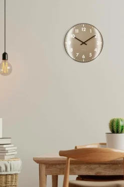 NeXtime Vægur Duomo 35 cm Khaki Sale