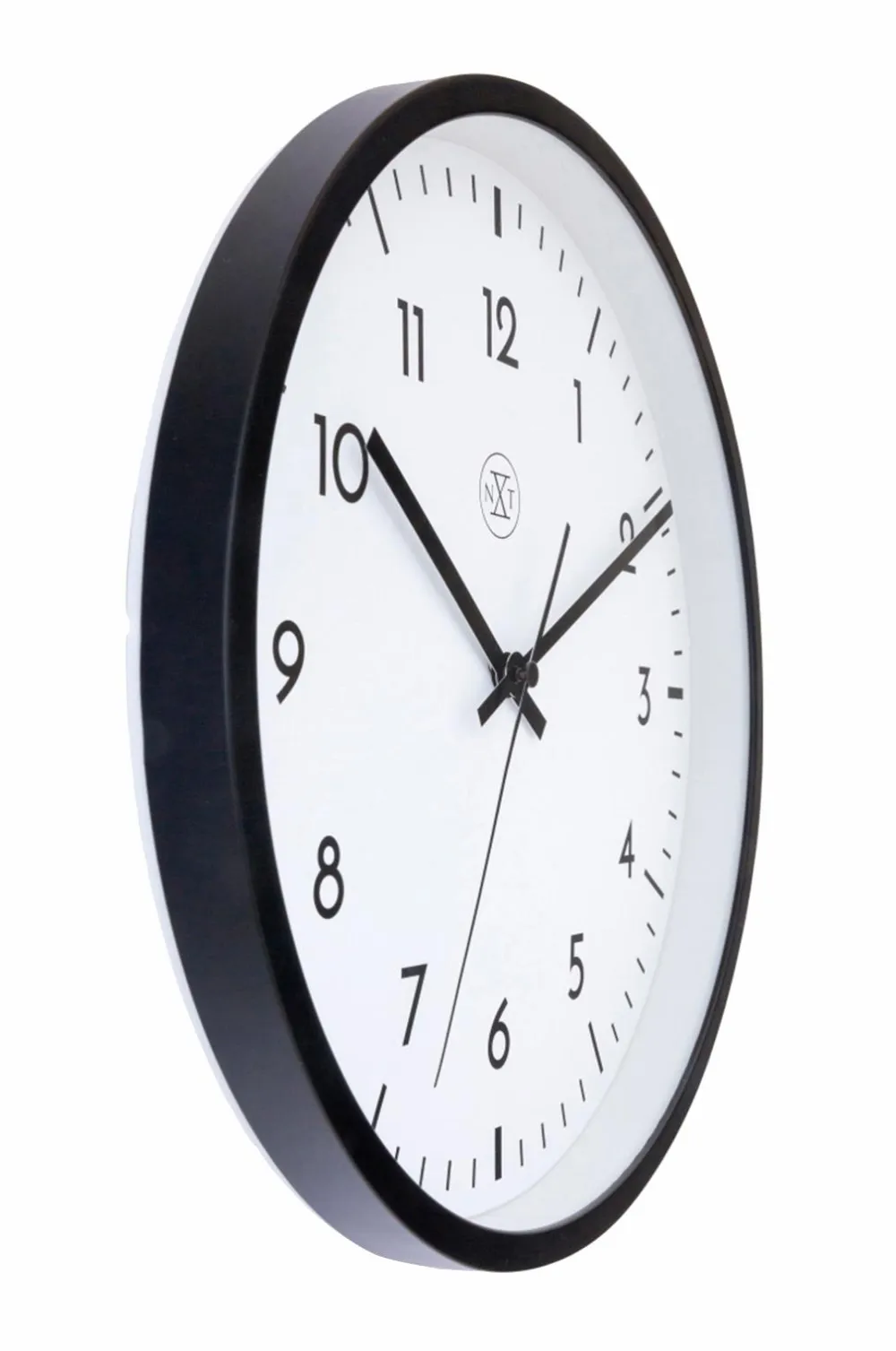NeXtime Vægur Easy Big 30 cm Sort/hvid Online