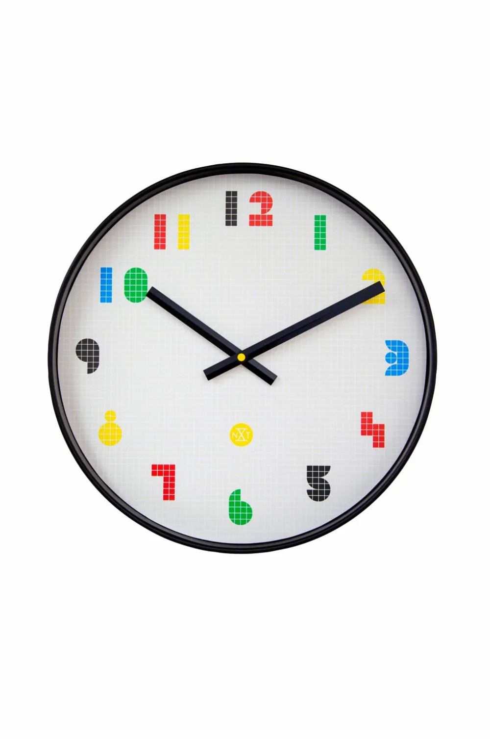 NeXtime Vægure>Vægur Nxt Bit 35 cm Sort-hvid/multi
