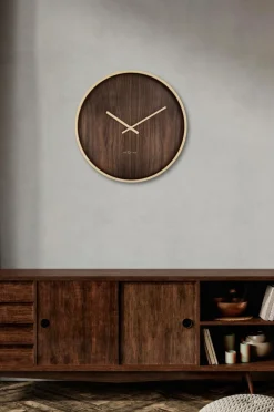 NeXtime Vægur Oslo Large 50cm Brun Sale