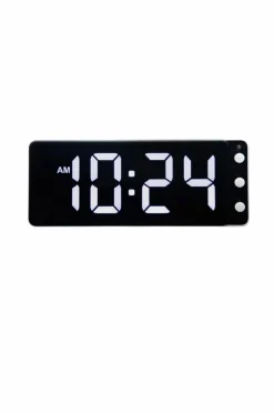 NeXtime Vægure>Vægur/bordur Digital 27 cm Svart/Röd Sort/hvid