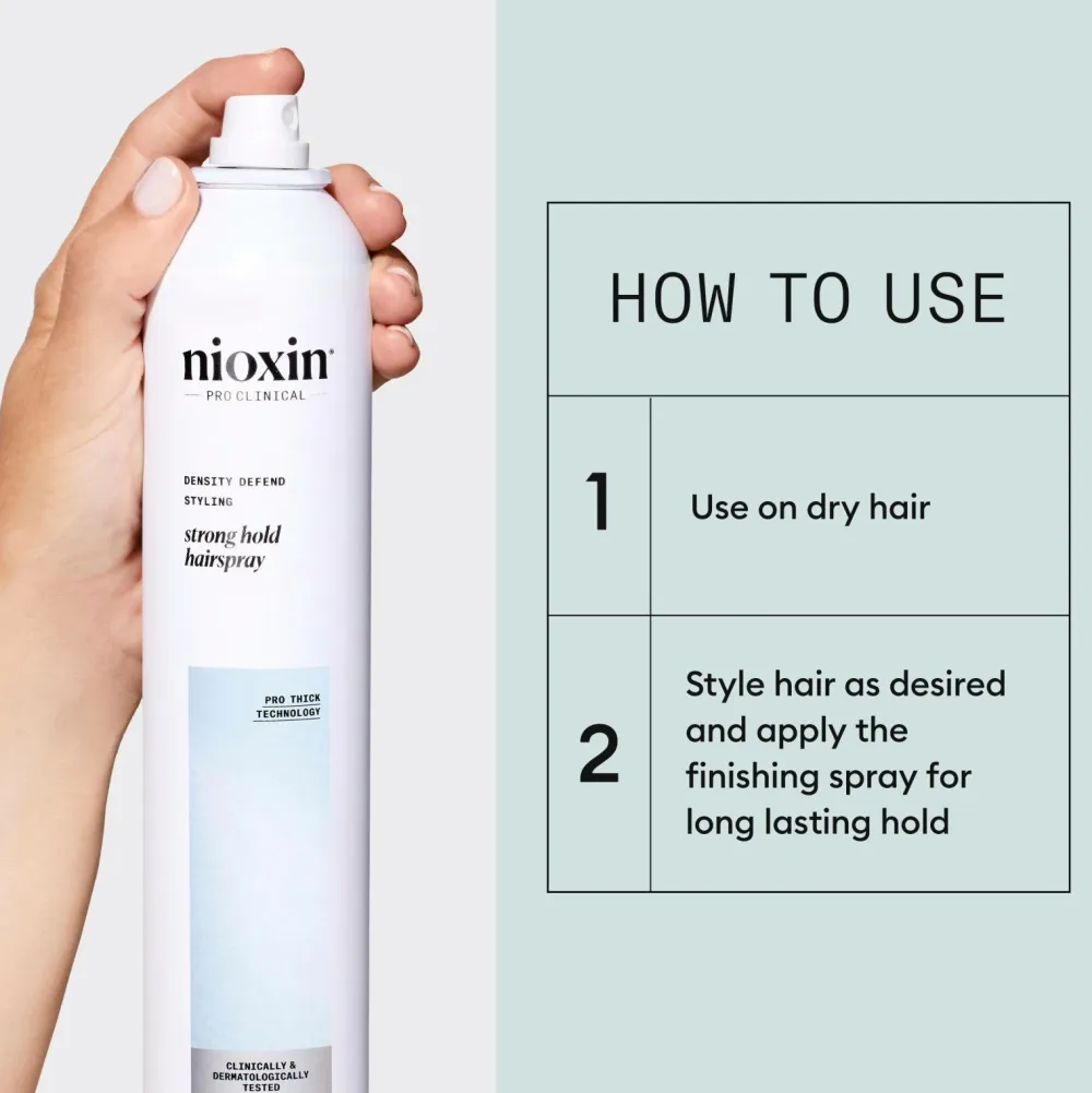 Nioxin Strong Hold Hairspray 300 Ml No Color Sale