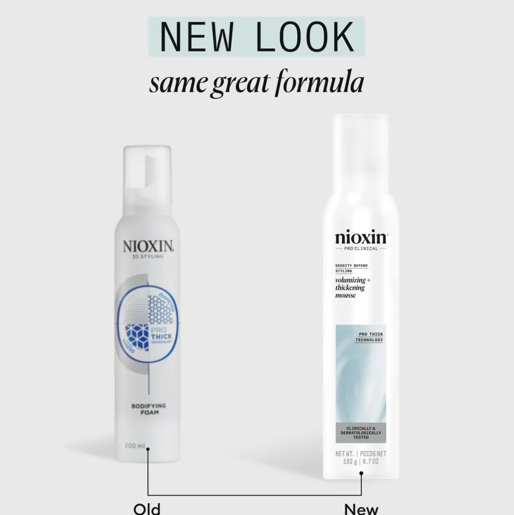 Nioxin Volumizing Thickening Mousse 200 Ml No Color Hot