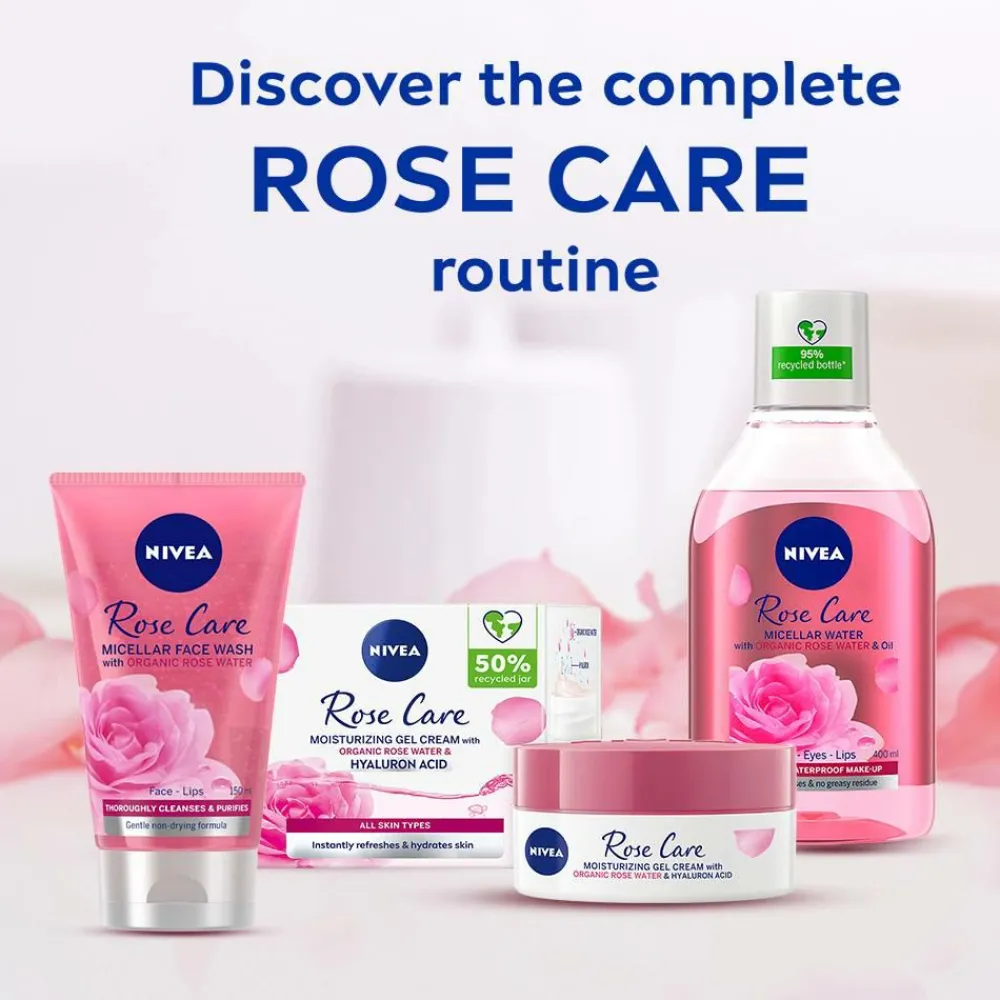 Nivea Ansigtscreme Rose Care Moisturizing Gel Cream 50 ml Discount