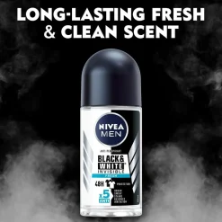 Nivea Antiperspirant Deo Roll on Black & White Fresh 50 ml No color Outlet