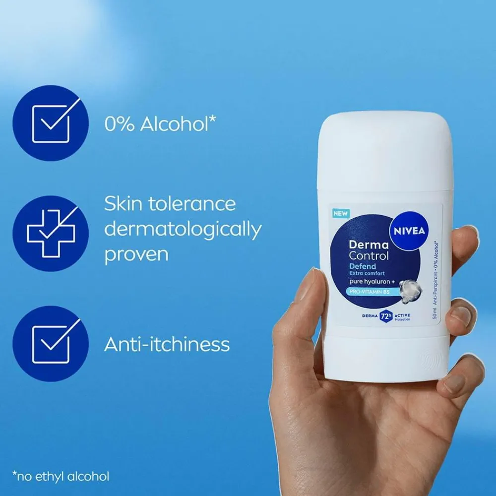 Nivea Derma Control Defend Stick 50 Ml No Color Discount