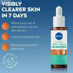 Nivea Ansigtspleje|Ansigtspleje>Derma Skin Clear Rebalance & Clear Serum 30Ml No Color