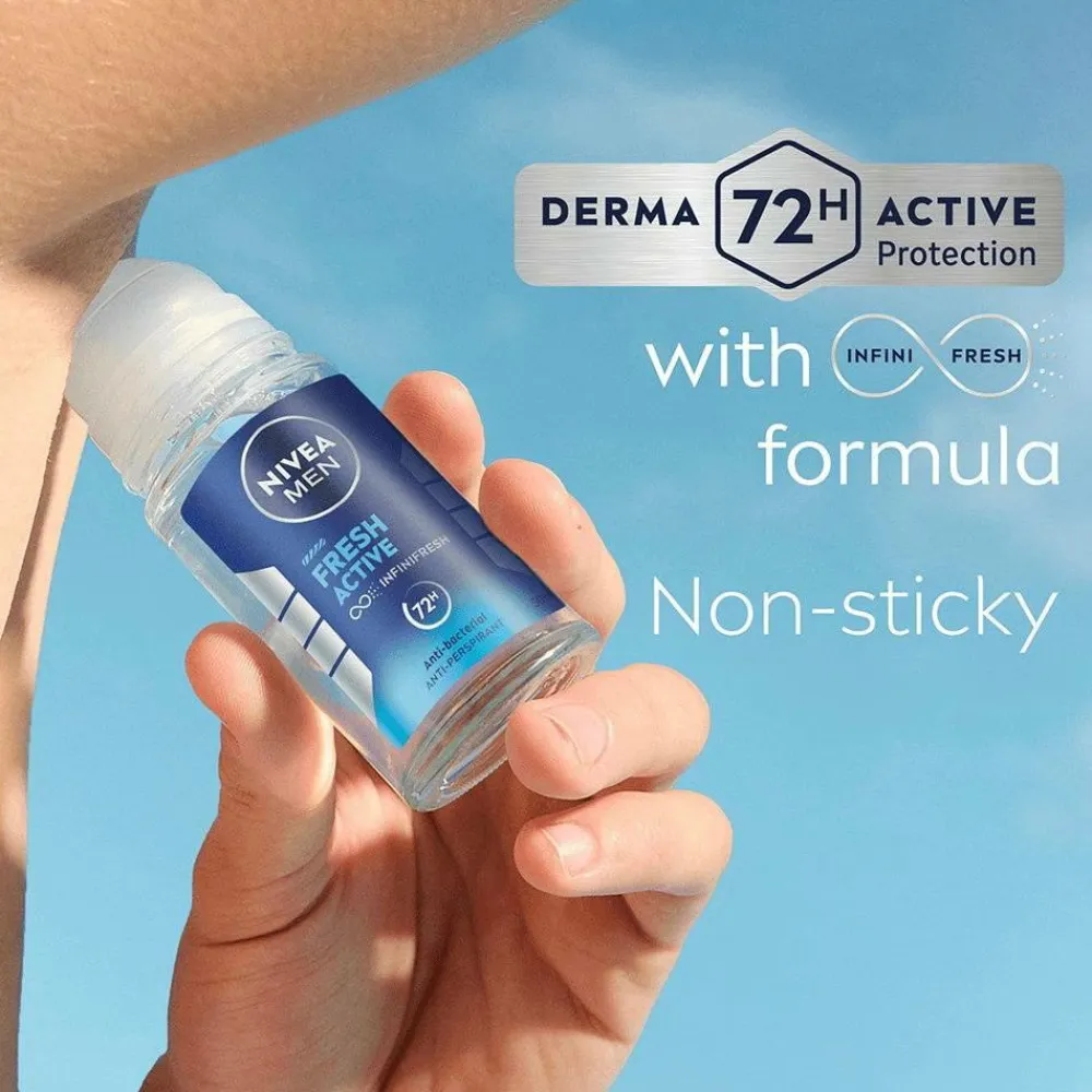 Nivea Kropspleje|Kropspleje>Fresh Active Roll On 50 Ml No Color