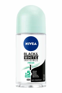 Nivea Kropspleje>Invisible Black & White Fresh Roll On 50 ml