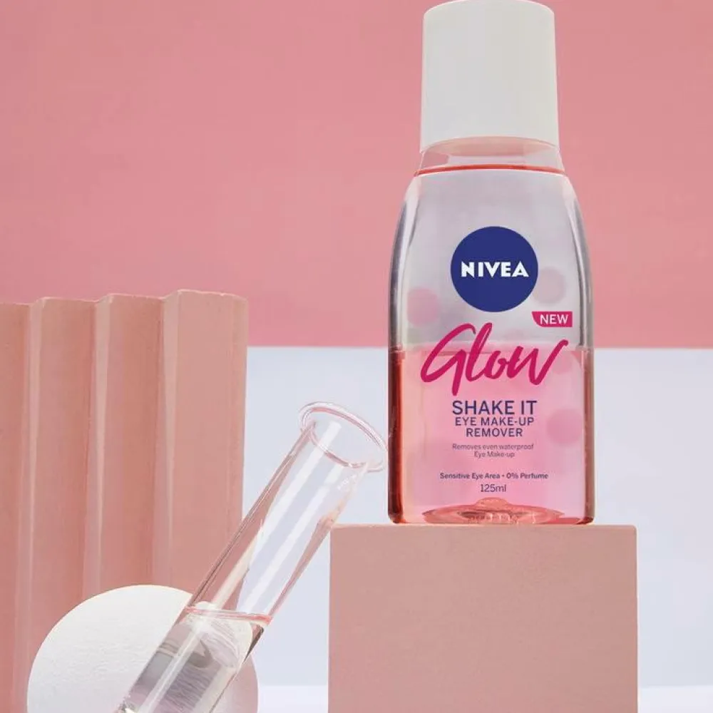 Nivea Øjenmakeupfjerner Glow Eye Make-up Remover 125 ml Best