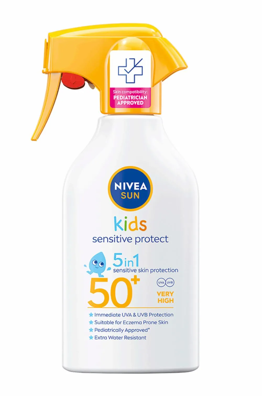 Nivea Kids Sensitive Protect & Play Sun Trigger Spray SPF 50+ No color Online