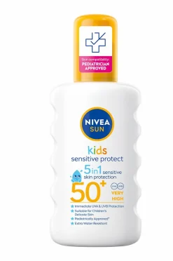 Nivea Solbeskyttelse>Kids Sensitive Protect & Play Sun Spray SPF50+ 200 ml No color
