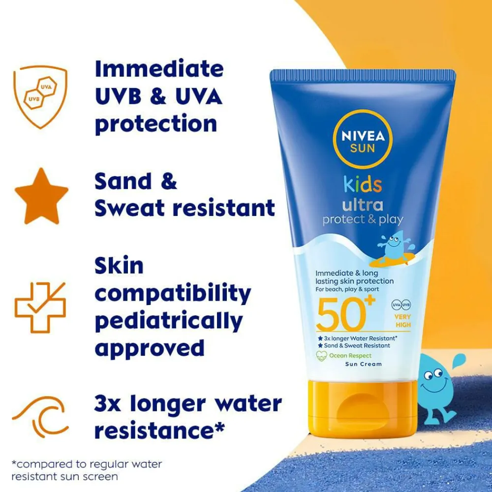 Nivea Solbeskyttelse>Kids Ultra Protect & Play SPF50+ 150 ml No color