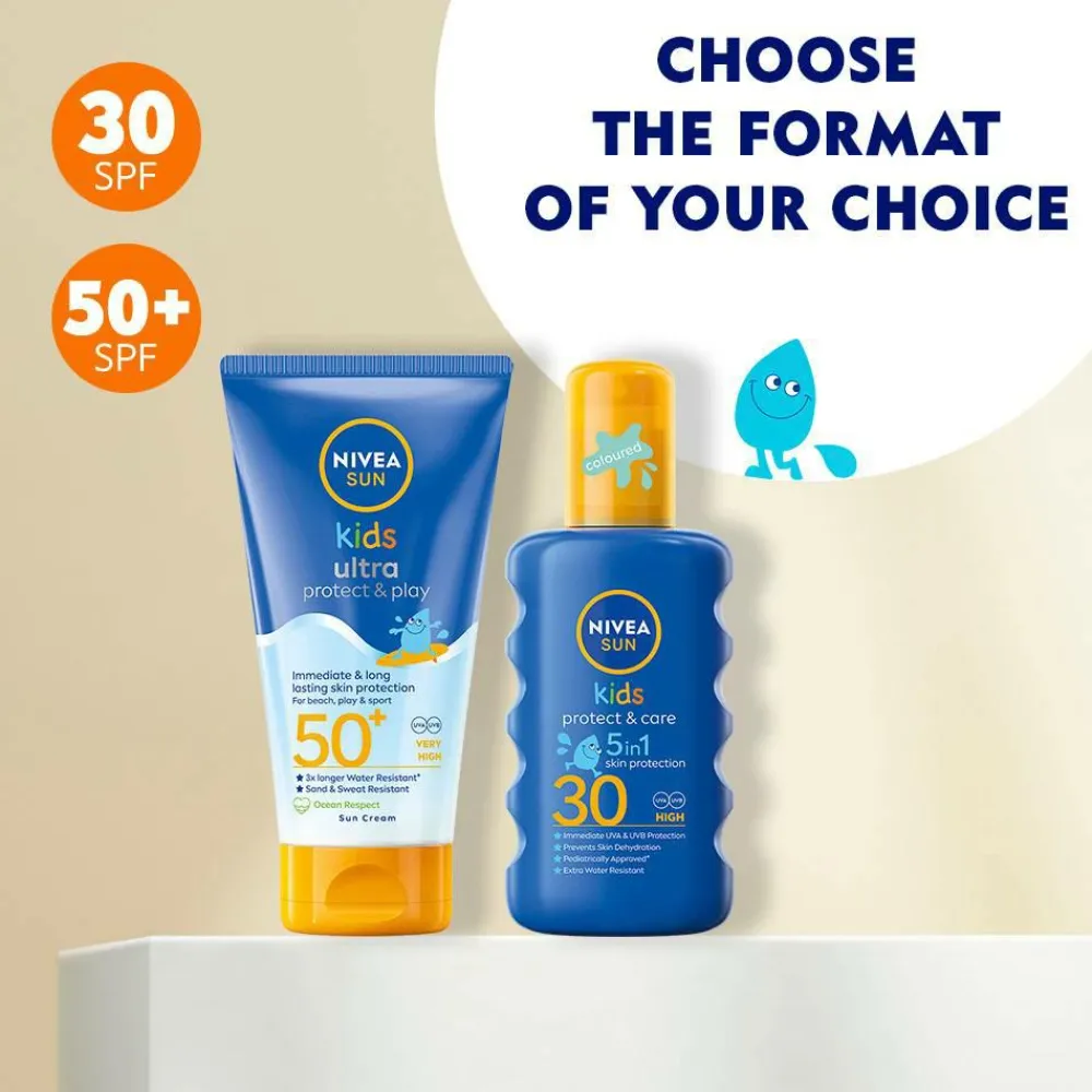 Nivea Solbeskyttelse>Kids Ultra Protect & Play SPF50+ 150 ml No color