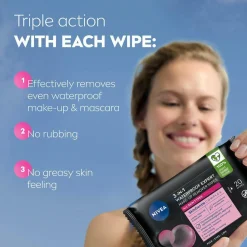 Nivea MicellAIR Expert Make-up Remover Wipes WP 20st No color Hot