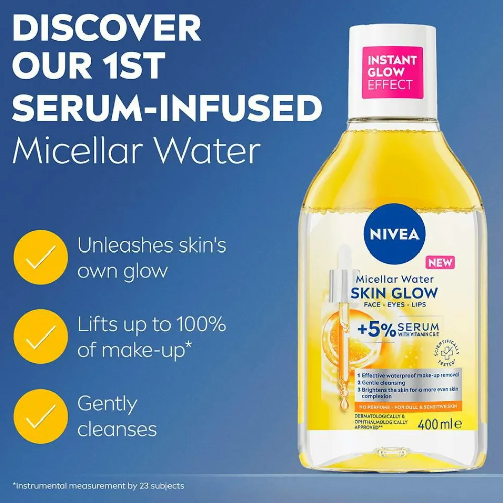 Nivea Micellar Water Skin Glow 400 ml Hot