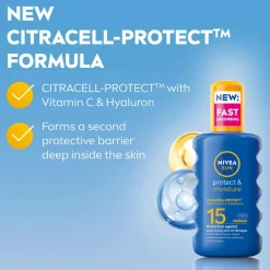 Nivea Protect & Moisture Sun Spray SPF15 200 ml No color Online