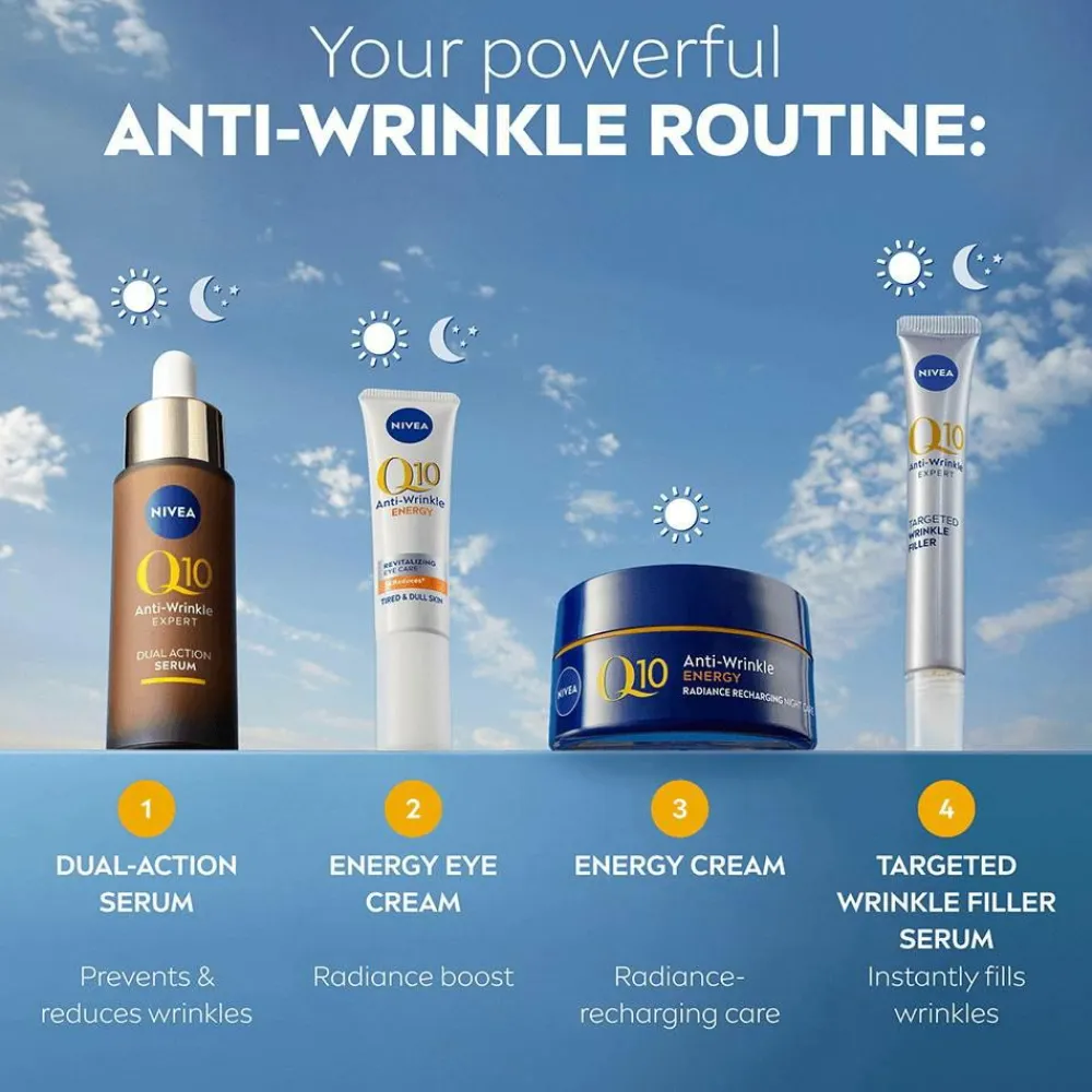 Nivea Ansigtspleje>Q10 + C Night Cream 50 ml