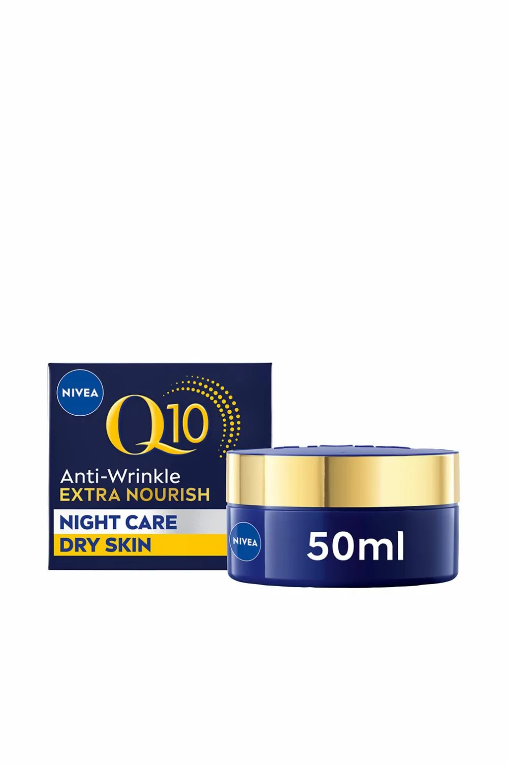 Nivea Q10 Extra Nourish Night Cream 50 ml No color Hot